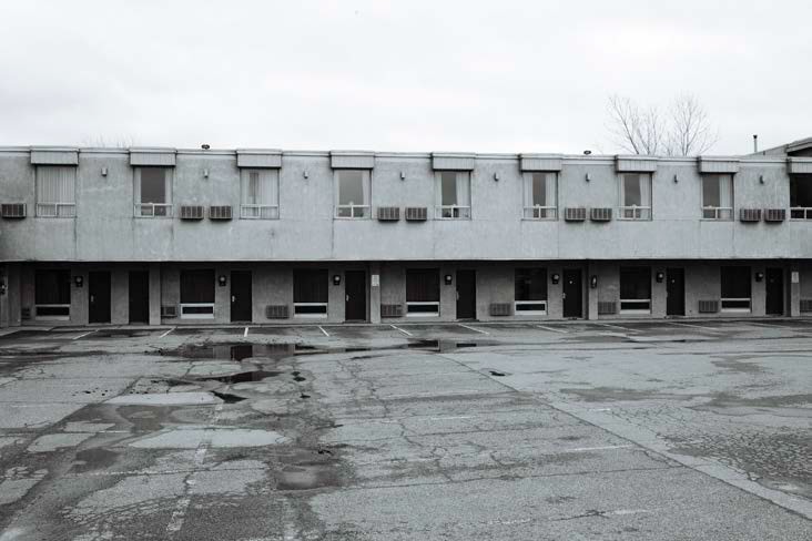 Empty Motel Lot, Niagara Falls
